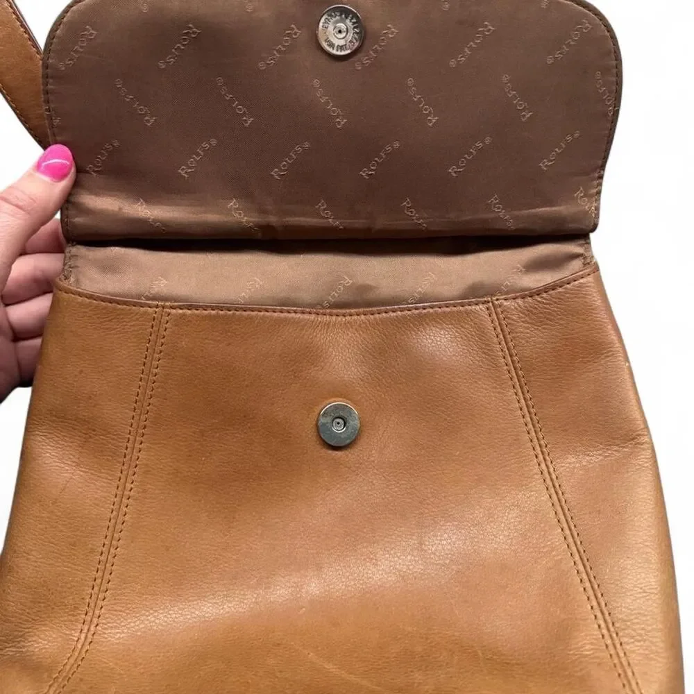 Rolfs Vintage Tan Leather Purse